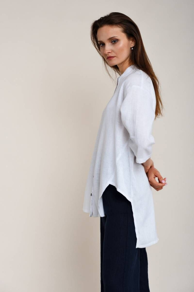 Рубашка Ружана 390-1 белый - фото 4