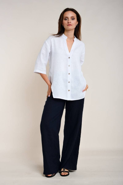 Рубашка Ружана 390-1 белый - фото 3