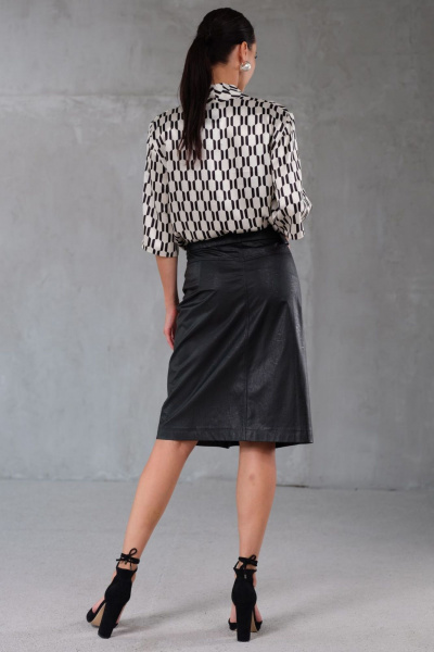 Юбка Erika С-129 черный - фото 4