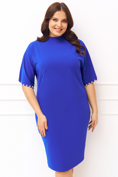 Платье IVA 1531 василек - фото 3