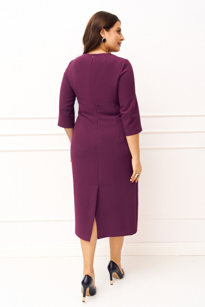 Платье IVA 1833 винный - фото 8