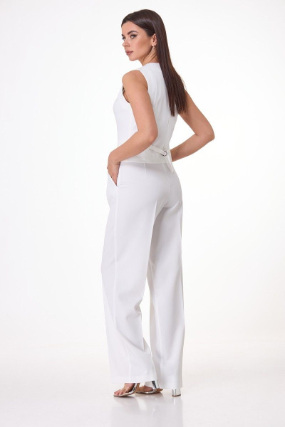 Брюки, жакет, жилет Anelli 970 белый - фото 8