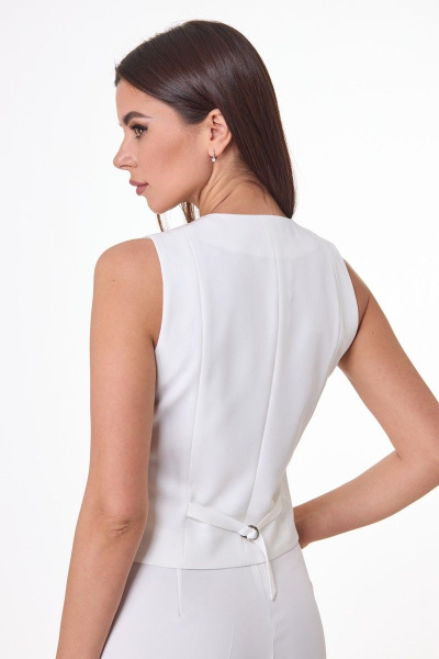 Брюки, жакет, жилет Anelli 970 белый - фото 7