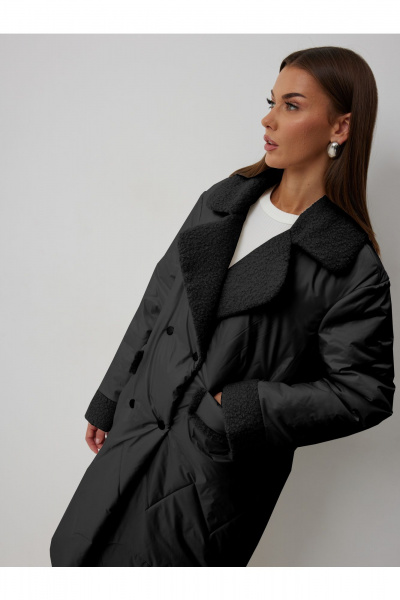 Пальто V&N Fashion 1065 черный - фото 7