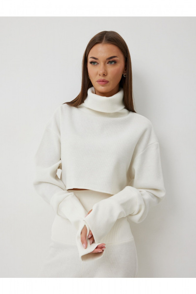 Джемпер V&N Fashion 1070 молочный - фото 3