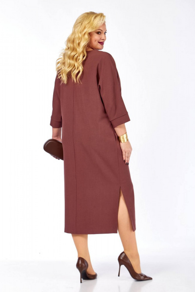 Платье СиБон 0373 корица - фото 3