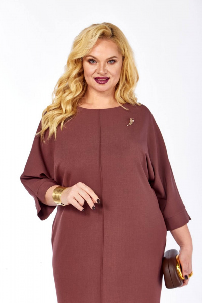 Платье СиБон 0373 корица - фото 2