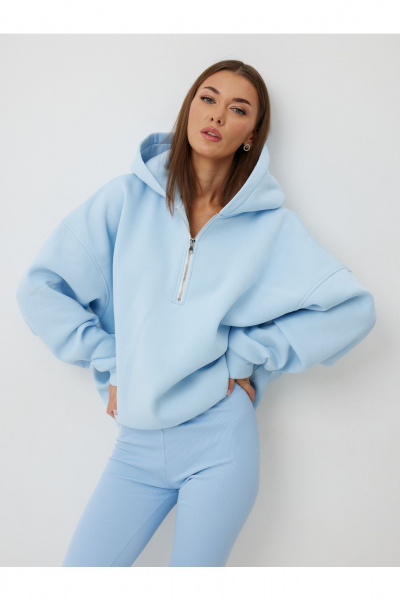 Худи V&N Fashion 1074 голубой - фото 4