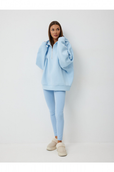 Худи V&N Fashion 1076 голубой - фото 1