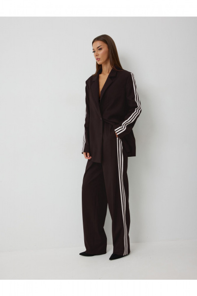 Брюки V&N Fashion 1052 шоколадный - фото 1