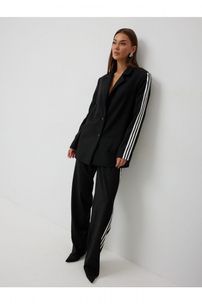 Брюки, жакет V&N Fashion 1053 черный - фото 3