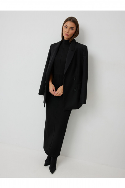 Жакет, платье V&N Fashion 1088 черный - фото 1