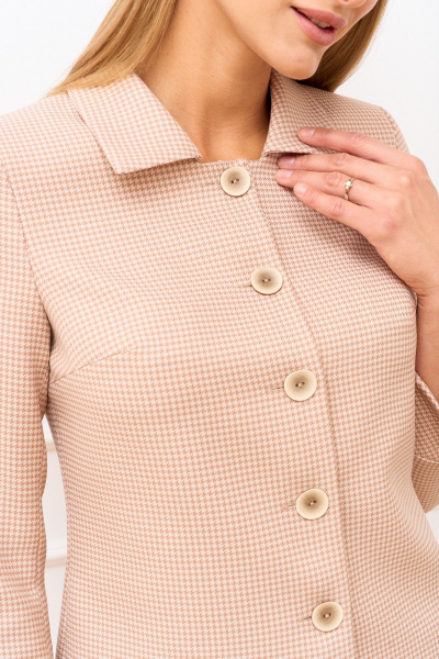 Жакет, юбка MARIKA 451 песочный - фото 4