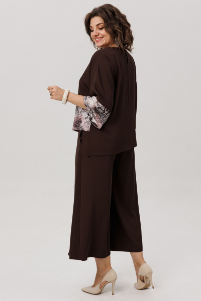 Блуза, кюлоты Anelli 1793 древесная_змея - фото 6