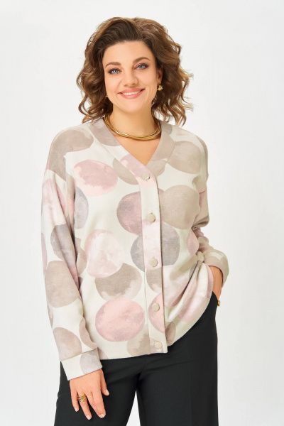 Кардиган Swallow 889.1 молочный - фото 6