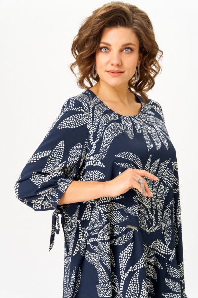 Платье Michel chic 2164/1 синий_узор - фото 7