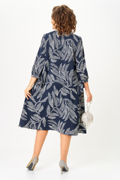 Платье Michel chic 2164/1 синий_узор - фото 6