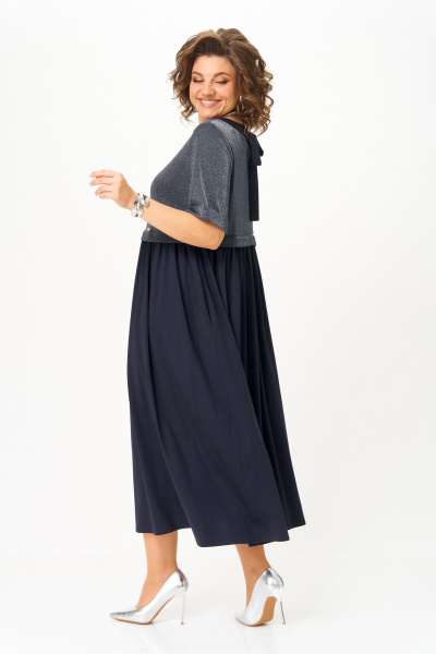 Платье Michel chic 2173/1 синий - фото 3