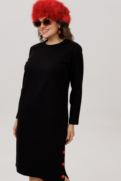 Платье Anelli 1755.2 воронье_сердце - фото 7