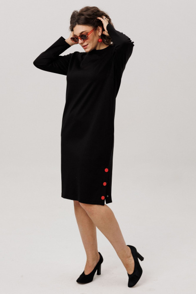 Платье Anelli 1755.2 воронье_сердце - фото 2