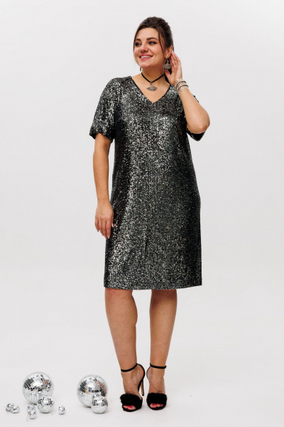 Платье Anelli 1797 плутоний - фото 2