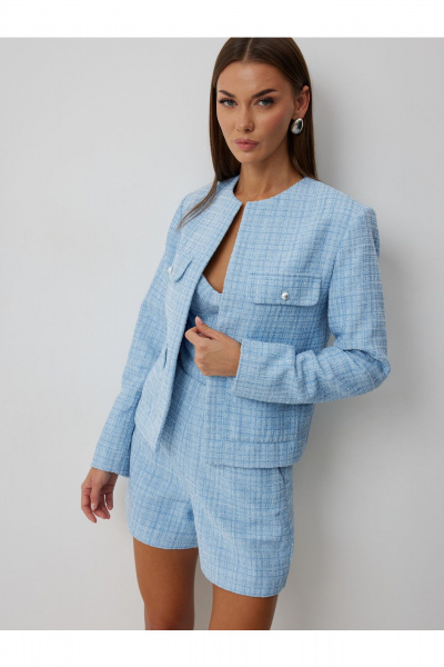 Жакет V&N Fashion 1035 голубой - фото 2