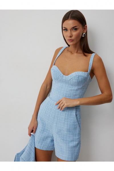 Топ V&N Fashion 1036 голубой - фото 2