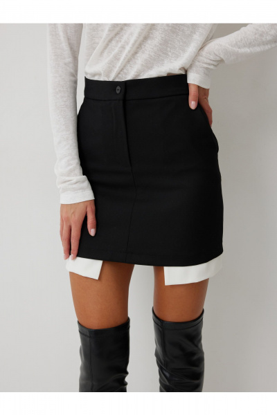 Юбка V&N Fashion 1041 черный - фото 2