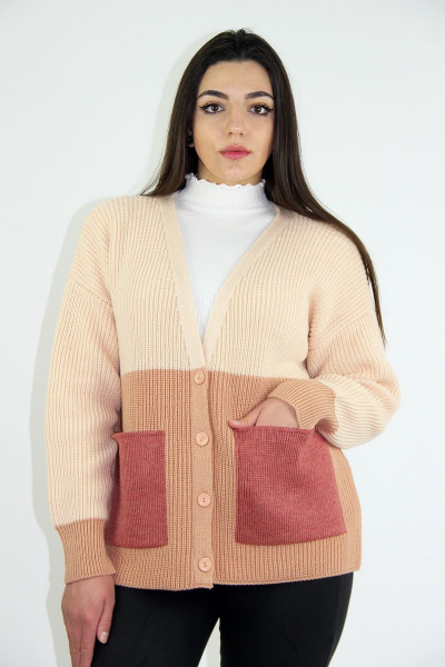 Жакет Полесье С2500-21 1С8694-Д43 158,164 экрю - фото 1