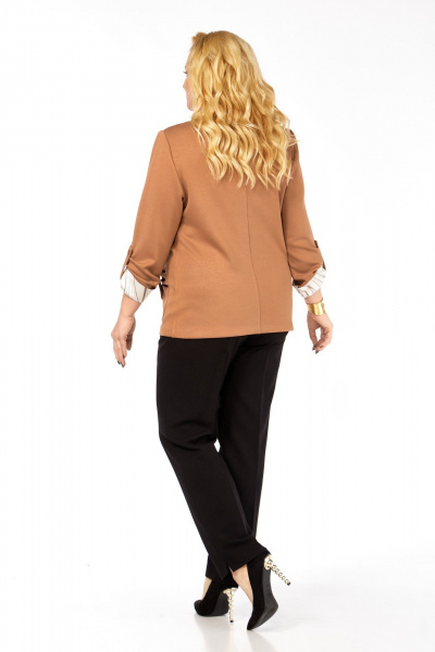 Джемпер Элль-стиль 541/12 охра - фото 8