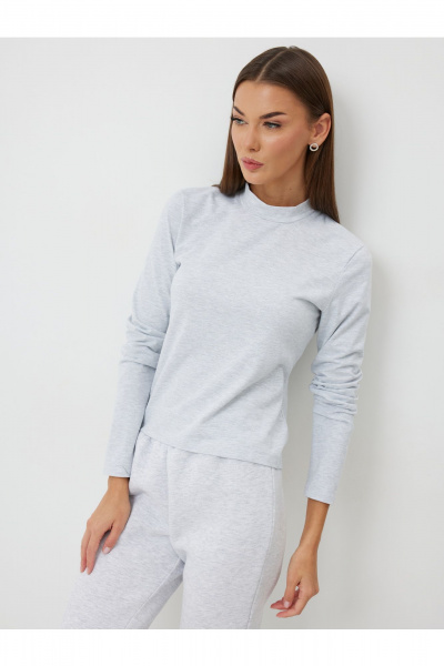 Лонгслив V&N Fashion 1014 серый - фото 2