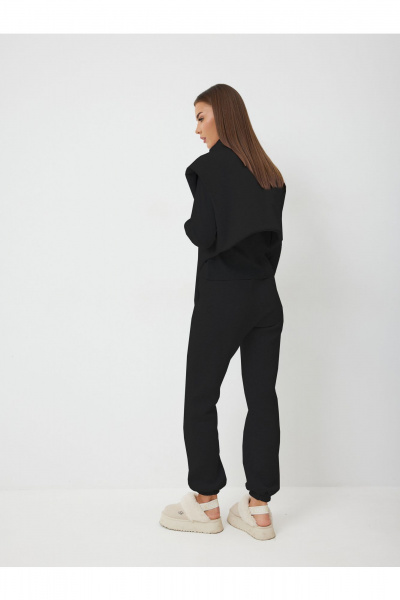 Брюки, жилет, лонгслив V&N Fashion 1016 черный - фото 5