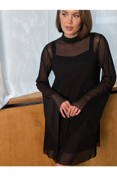 Платье THE.WOMAN 0396 черный - фото 5