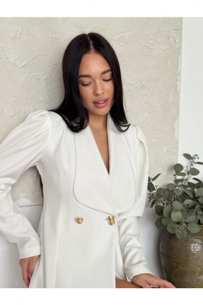 Платье THE.WOMAN 0251-1 белый - фото 4