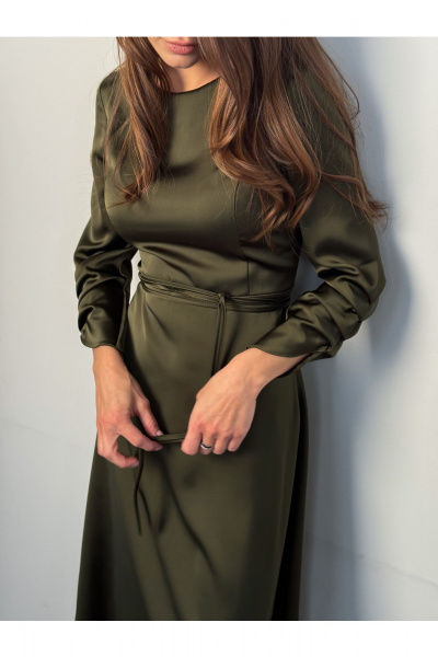 Платье THE.WOMAN 0394 оливковый - фото 2