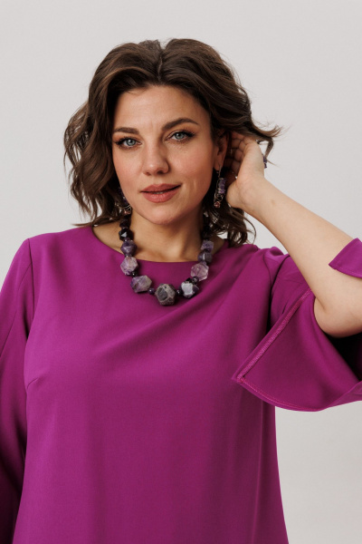 Платье Anelli 1786 аметисовый_ангел - фото 7