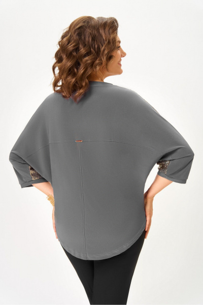 Блуза DaLi 5736 серая - фото 3