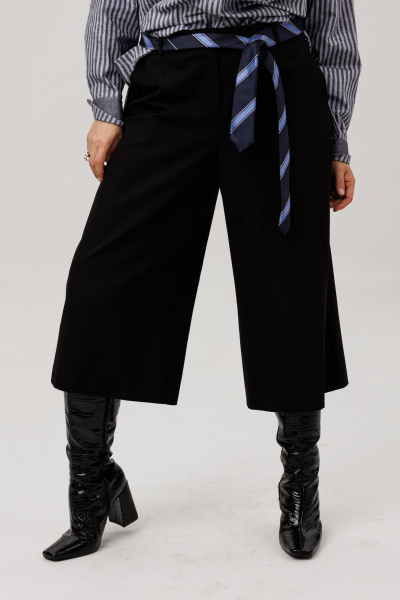 Кюлоты Anelli 1803 черная_материя - фото 2