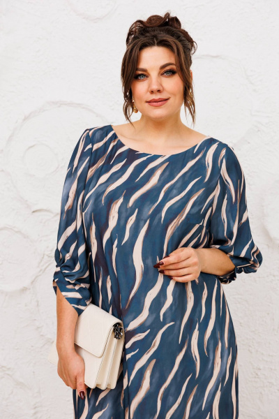 Платье Romanovich Style 1-2442 лазурно-синий - фото 6