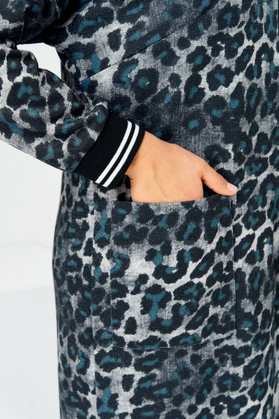 Платье Romanovich Style 1-2885 синий_леопард - фото 9