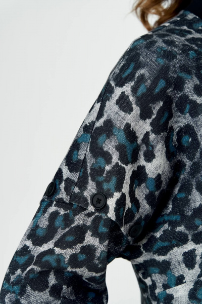 Платье Romanovich Style 1-2885 синий_леопард - фото 3