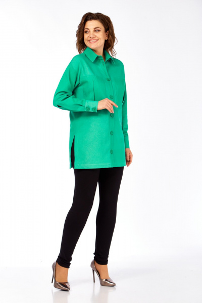 Рубашка Avenue 0348 морской_зеленый - фото 8