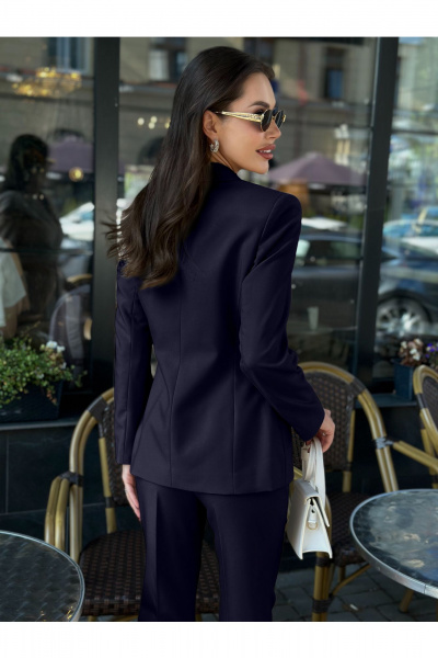 Брюки, жакет Temper 154 темно-синий - фото 5