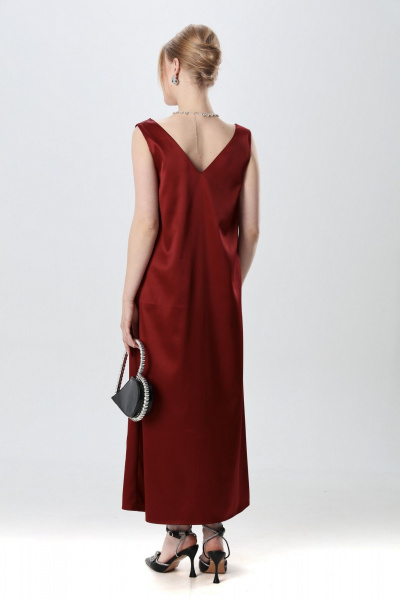 Платье NikVa 1014-1 бордо - фото 7