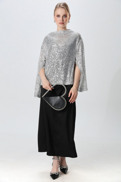 Платье NikVa 1014-2 чёрный - фото 9