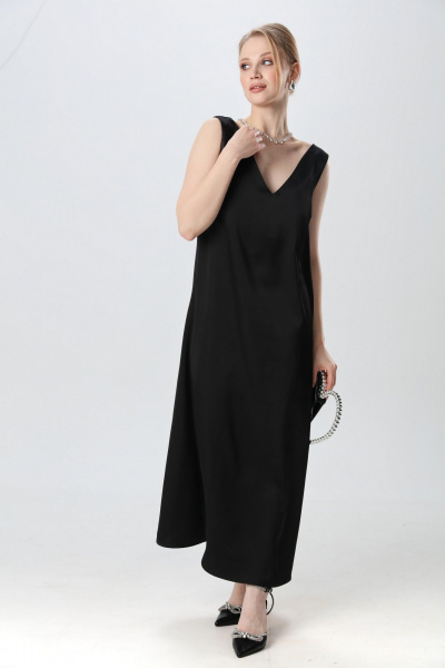 Платье NikVa 1014-2 чёрный - фото 3