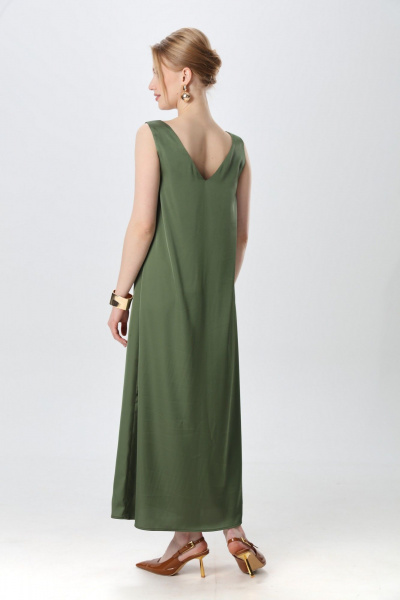 Платье NikVa 1014-6 зелень - фото 6
