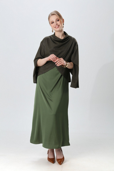 Джемпер NikVa 1016-2 зелень - фото 5