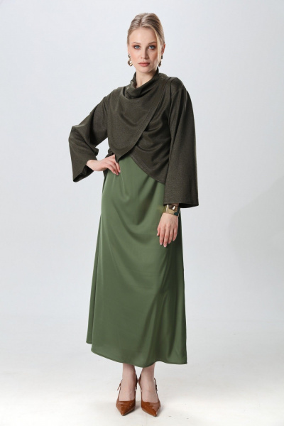 Джемпер NikVa 1016-2 зелень - фото 4