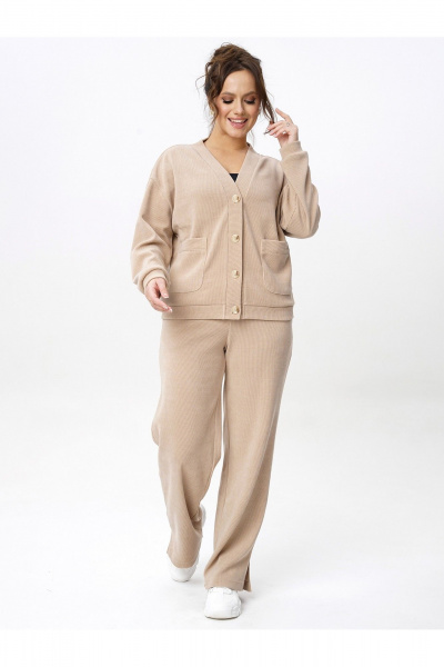 Брюки, жакет Пинск-Стиль 258 капучино - фото 8